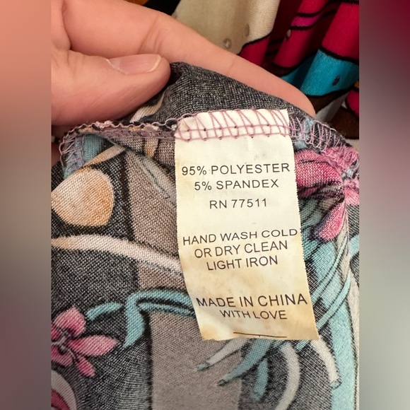 Sun Style NYC Sequined, Floral & Mesmerizing Swirl Sun Dress 1X - Picture 3 of 7